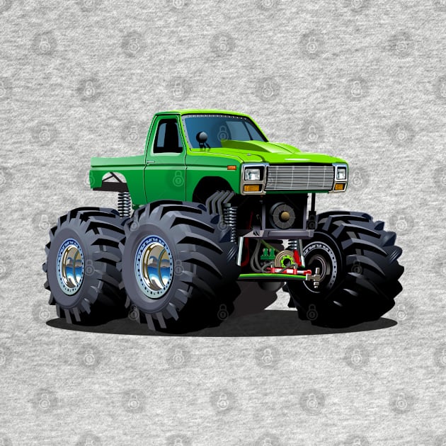 Cartoon Monster Truck by Mechanik